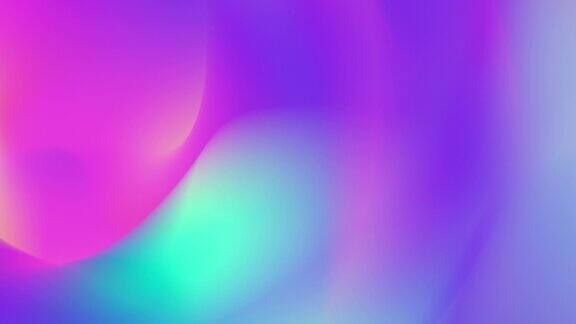 抽象的彩色波浪背景在明亮的紫罗兰蓝色和绿色的颜色