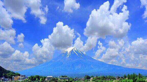 富士山移动云的时间流逝