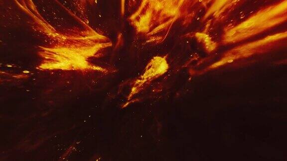 燃烧的抽象背景火火焰黄红色
