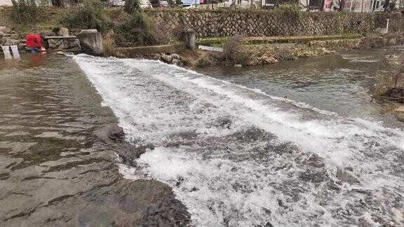 浙江衢州市年八渡古镇的风景