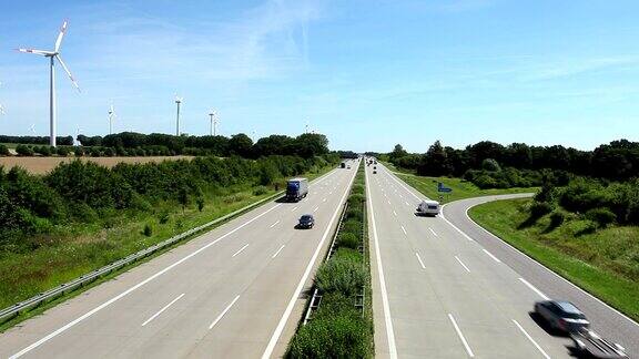 德国高速公路交通+风能