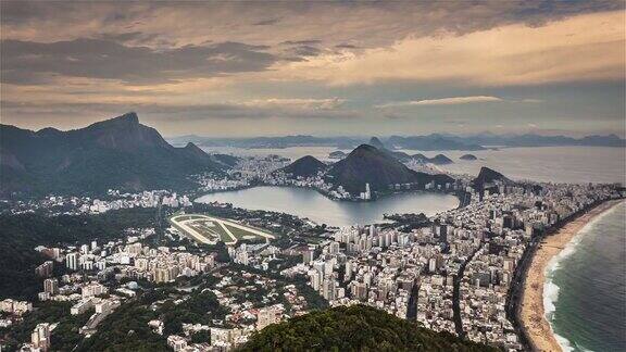 里约热内卢deJaneiro全景摄影巴西