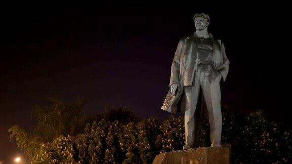 夜间列宁纪念碑