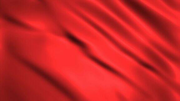 现实的红色丝绸编织红色的褶皱表面奢华的红色面料抽象的背景