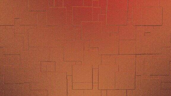 抽象几何玫瑰金色背景箔瓷砖纹理无缝循环背景3D渲染