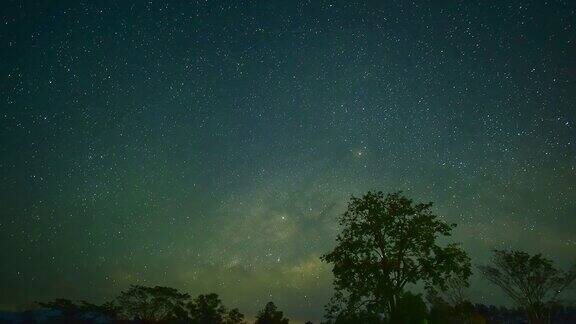 星系在晚上
