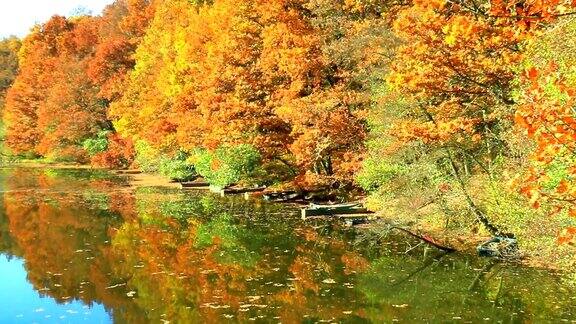 卢森堡乡间的秋景