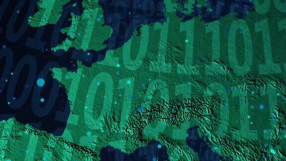 地球与卢森堡数字边界