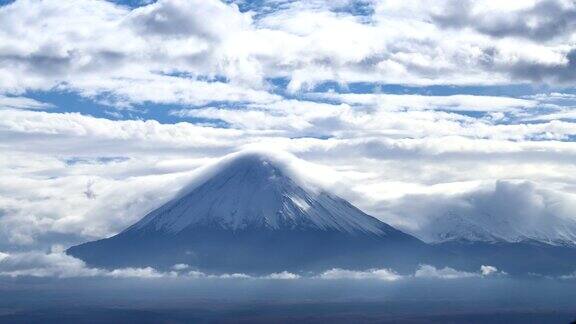 利坎卡武尔火山的时间流逝阿塔卡马沙漠智利