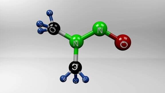 Nitrosodimethylamine分子