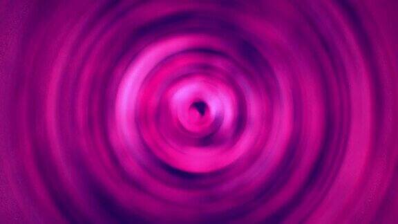 飞行通过移动粒子-隧道螺旋抽象背景-蓝色和粉红色的股票视频