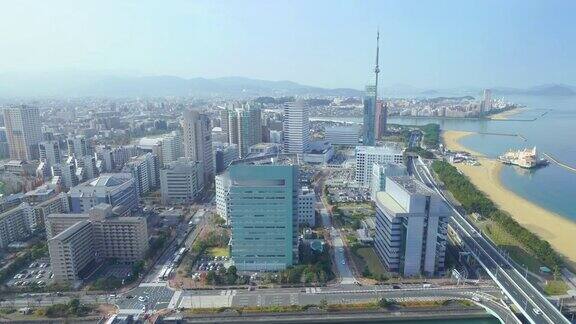 日本福冈市的风景