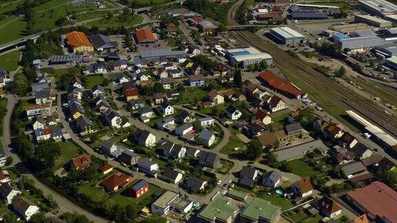 德国HausachimKinzigtal城市鸟瞰图