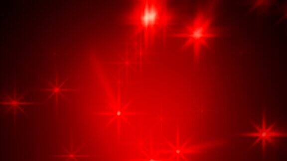 抽象的红色模糊星星运动背景