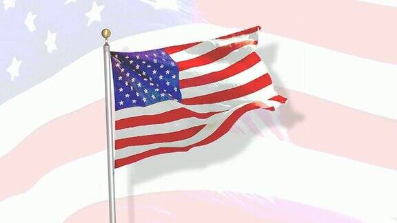 美国国旗高清进步的框架