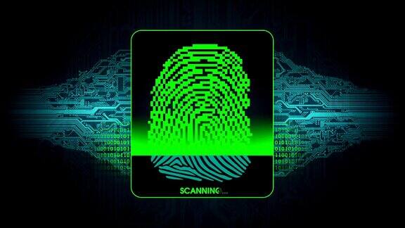 指纹扫描-数字安全系统的过程中指纹扫描的结果被拒绝访问