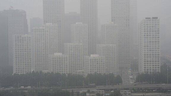 北京雾霾空气污染之城