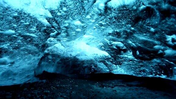 高清延时:冰岛的冰洞