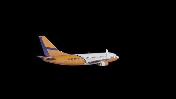 波音737侧角-一架透明客机的三维模型