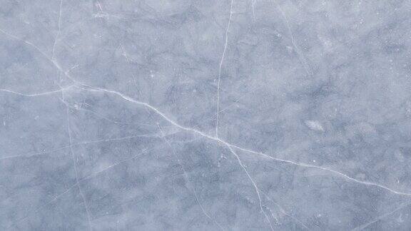 蓝色裂冰特写自然背景鸟瞰图