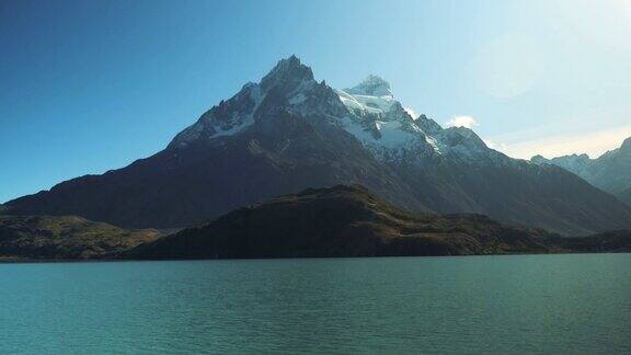 智利巴塔哥尼亚的国家公园托雷斯德尔潘恩上的佩霍湖