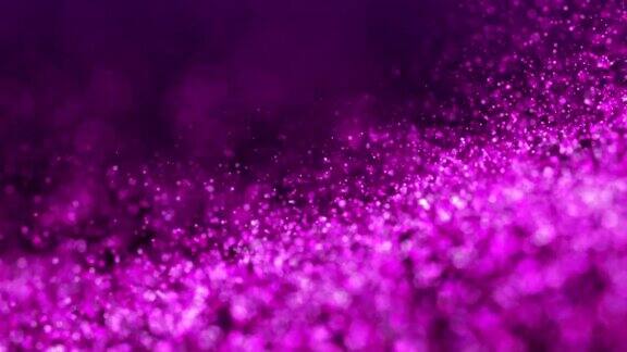 4k紫色动画粒子背景