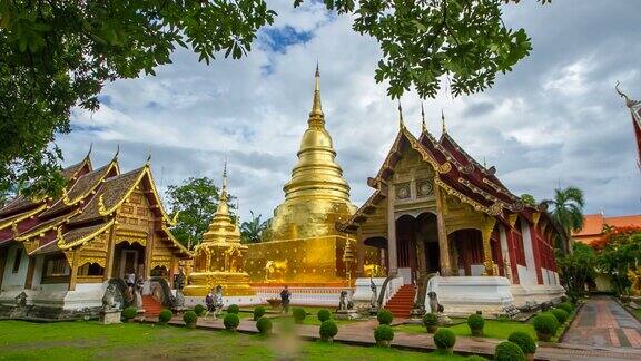 泰国清迈的佛寺(变焦镜头)
