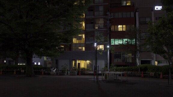 日本东京滨町公园夜景