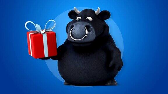 黑色公牛-3D动画