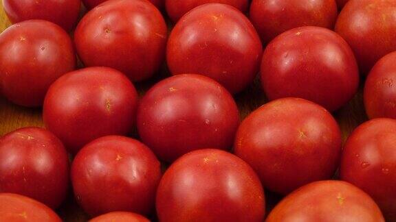 一堆红番茄