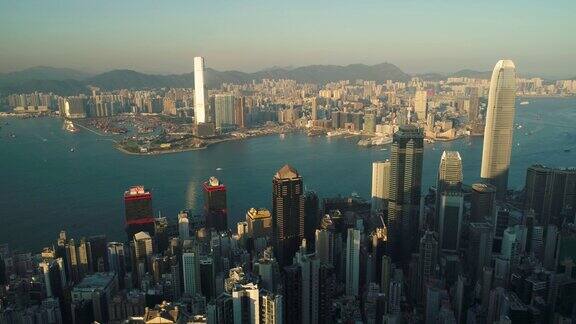 香港铜锣湾鸟瞰图