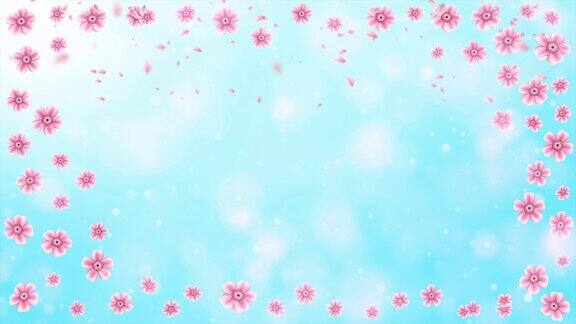 粉色樱花动画