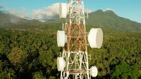 亚洲通讯塔架、通讯天线