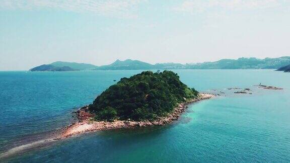 令人惊叹的鸟瞰西贡香港著名的度假胜地