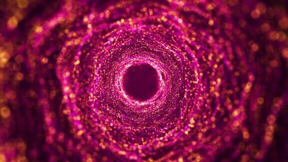 摘要粒子紫色环背景