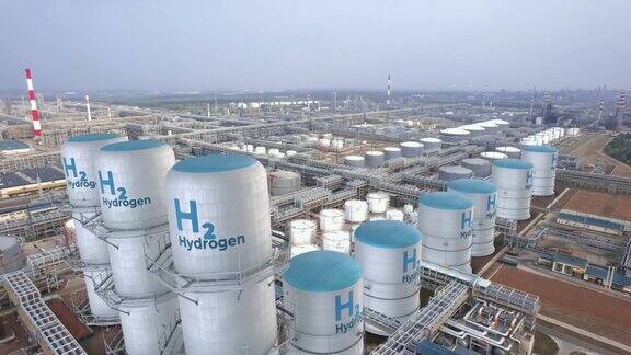 氢气可再生能源生产工厂氢气氢气为清洁电力无碳能源