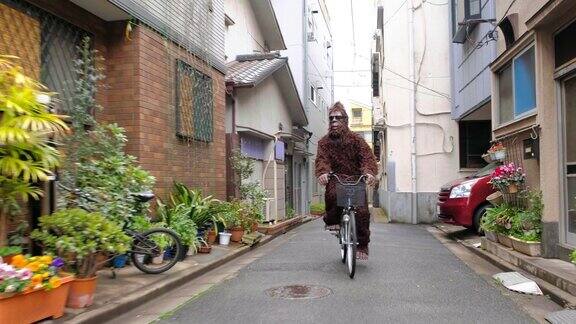 日本东京的大脚野人