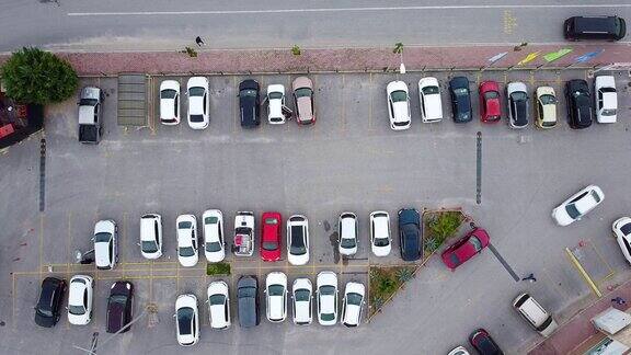 停车场俯视图