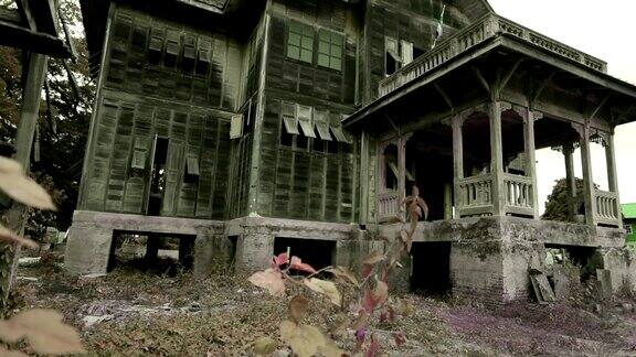 多莉拍摄的废弃的旧房子