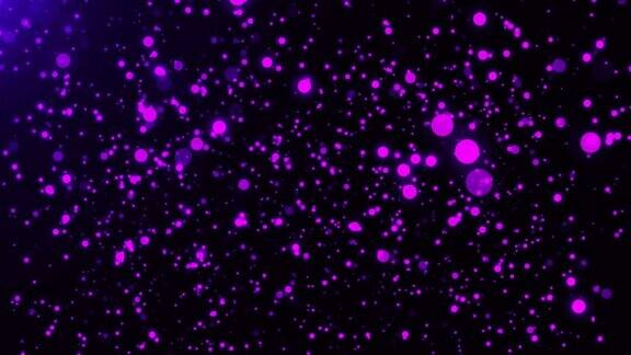 紫色粒子闪光环