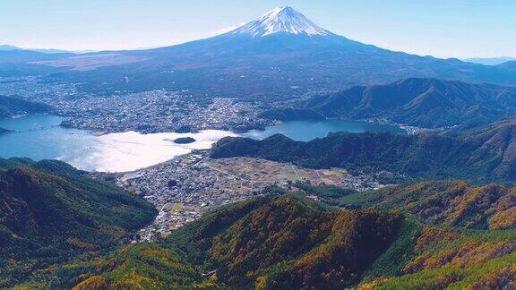 高角度景观山景