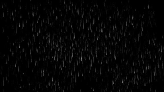 降雨运动图形与夜间背景