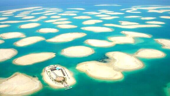 航拍迪拜世界群岛