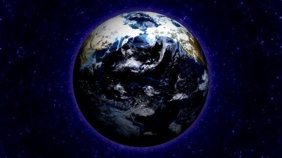 地球和宇宙背景循环