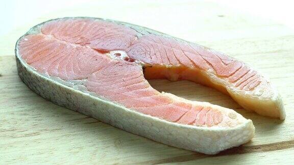 生鲜鲑鱼肉