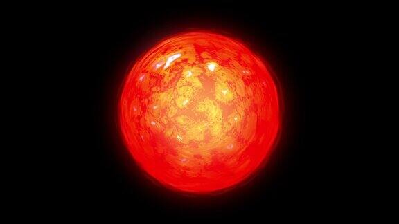 外星-红色发光球体V1