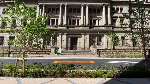 日本银行在东京景观