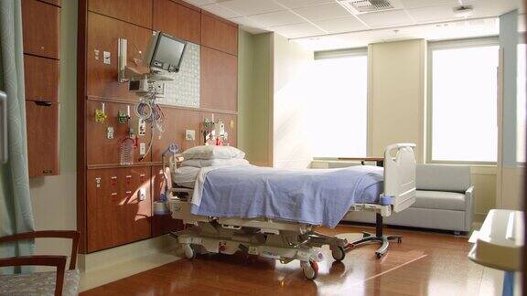 用R3D拍摄现代医院的空病房