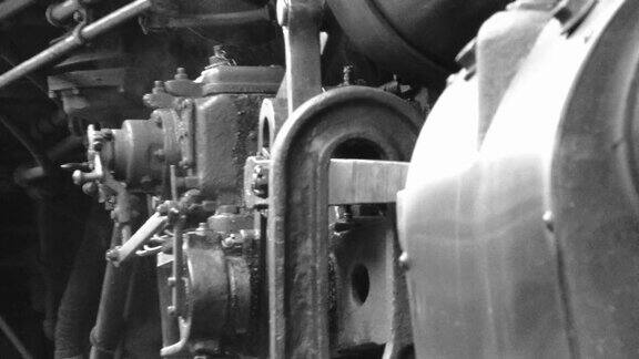 蒸汽机火车齿轮#2-BW