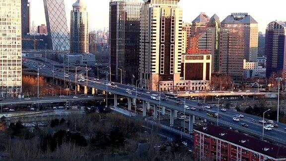 北京城市交通高架景观